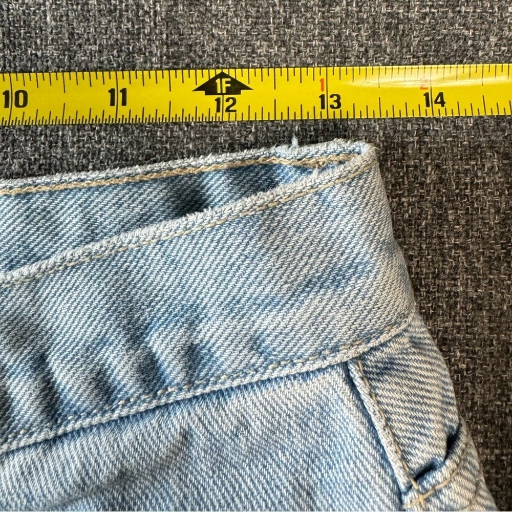 LONDONJEAN Blue Ankle Cropped Jeans with Red Trim - Picture 10 of 14